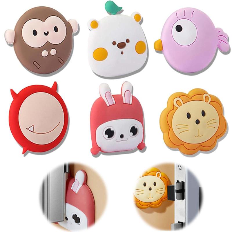 PAVIKE 戸当たりクッション（6個セット）ドアぶつかり防止 ドアノブ ぶつかり防止 壁 クッション 冷蔵庫 扉 クッション 衝突防止用シリコンパッド かわいい戸当たりクッション 衝撃音吸収