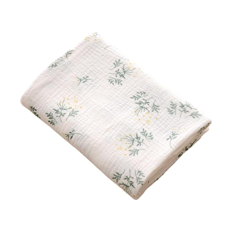 CHANGJIQ おくるみ ガーゼケット 95cm×95cm ダブル綿ガーゼ ベビーブランケット 赤ちゃん 授乳ケープ ベビーバスタオル 2重ガーゼ 吸水 速乾 新生児 スワドル お昼寝ケット 綿100％ 出産祝い 退院