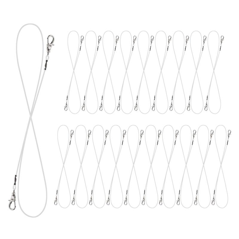 SONGWAY 猫じゃらし用連結フック 釣り糸20個