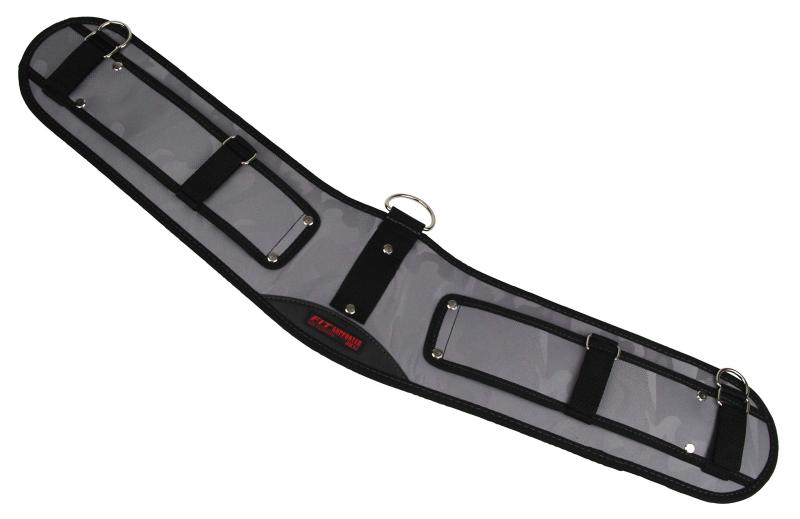 乐天商城 - SK11(エスケー11) エアーフィットサポートベルト カーブタイプ 立体エアークッション SFS-AIR-CV-GR 長さ800mm グレー迷彩 D環付き