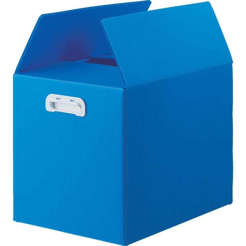 Rakuten - TRUSCO(トラスコ) ダンボールプラスチックケース ブルー 45L TDP-A3D-5B
