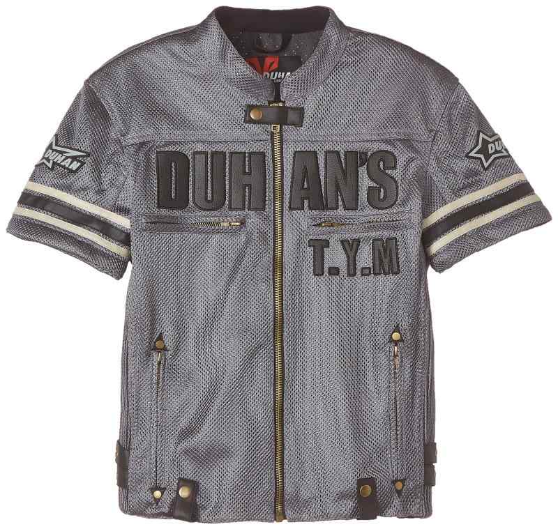 ドゥーハン(Duhan) バイクジャケット ライディングジャケット Lサイズ グレー 3シーズン 春夏秋用 905416