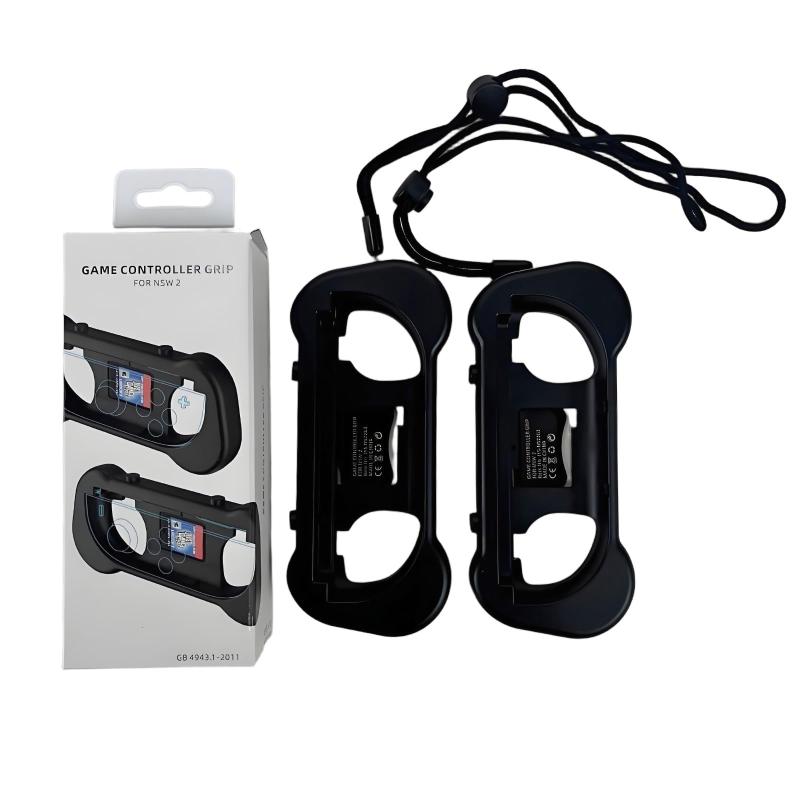 PETFROH Switch 2用 Joy-Con ハンドル グリップ 左右セット【人間工学デザイン・ゲームカード収納・親肌素材】装着簡単・滑り止め・快適操作(3.0)