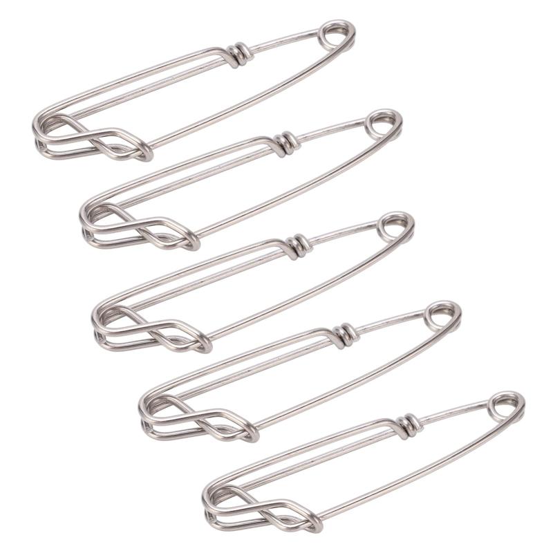 5個のはえ縄スナップクリップ、ステンレス鋼の簡単なオン/オフマグロクリップはえ縄枝ハンガースナップ塩水淡水用ステンレス鋼材料：ステンレス鋼材料から作られ、耐食性と高張力。強力なプレミアムスナップ、ルアーとリグをすばやく簡単に交換します。アプリケーション：幅広いアプリケーションで、この釣りクリップはさまざまな種類の釣りに適用でき、はえ縄釣り、磯釣り、海釣りに最適です。滑らかな表面：ひょうたん型のピンは滑りやすく、ラインを傷つけません。ピンの表面は何度も注意深く研磨されています。使いやすさ：丈夫なロングラインクリップ/スナップ、着脱が簡単。淡水と塩水の両方に適しています。実用的：さまざまな種類の釣りに適用できる実用的なタックル。効果的にねじれを防ぎ、ギアを保護します。