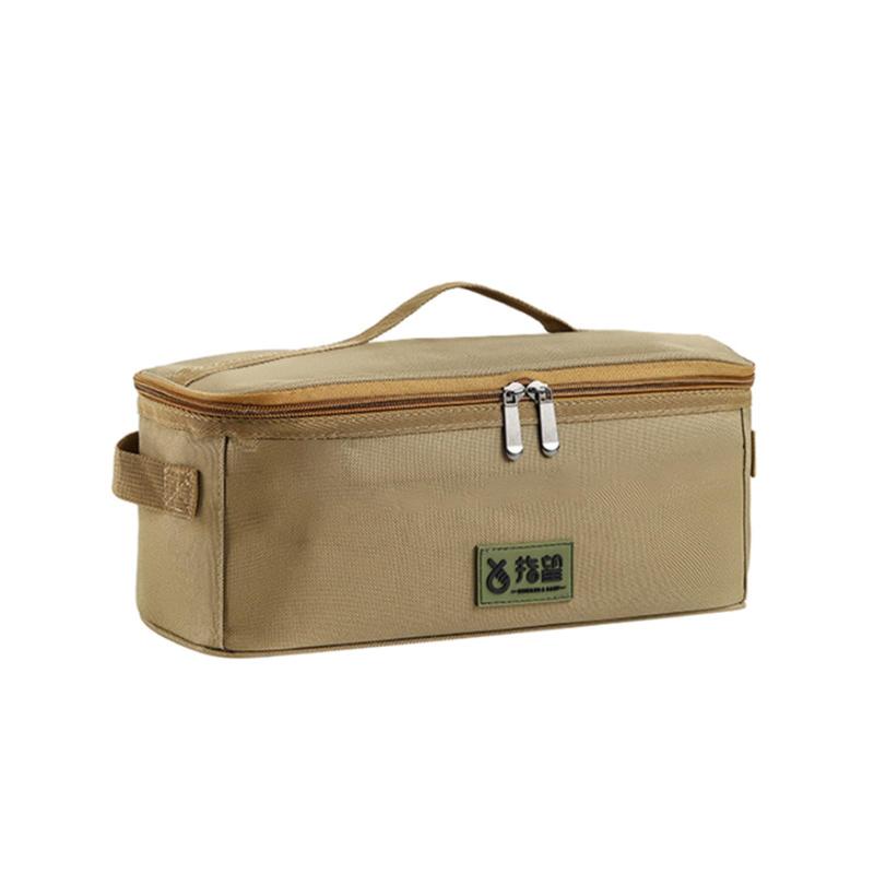 koundeneko クッキングツールボックス キャンプギアボックス 小型 キャンプ バッグ アウトドア 調味料ケース 調味料収納 カトラリー収納 調理器具入れ アウトドア/キャンプ/バーベキュー/釣り