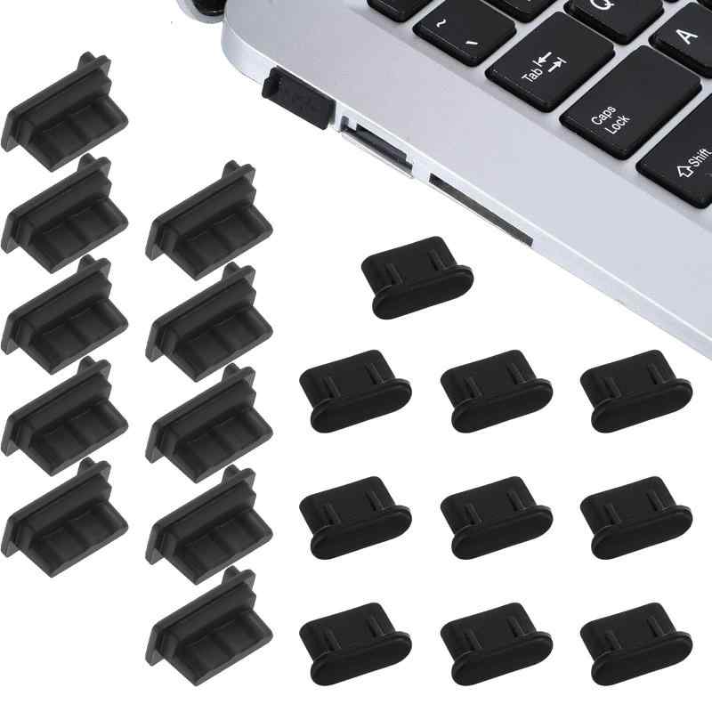 乐天商城 - サムコス USB Type-C カバー キャップ コネクタカバー 10個 & 10個 USB-A コネクタキャップ usb 蓋 保護キャップ シリコン蓋 防塵 防水 汚れ防止 スマートフォン用