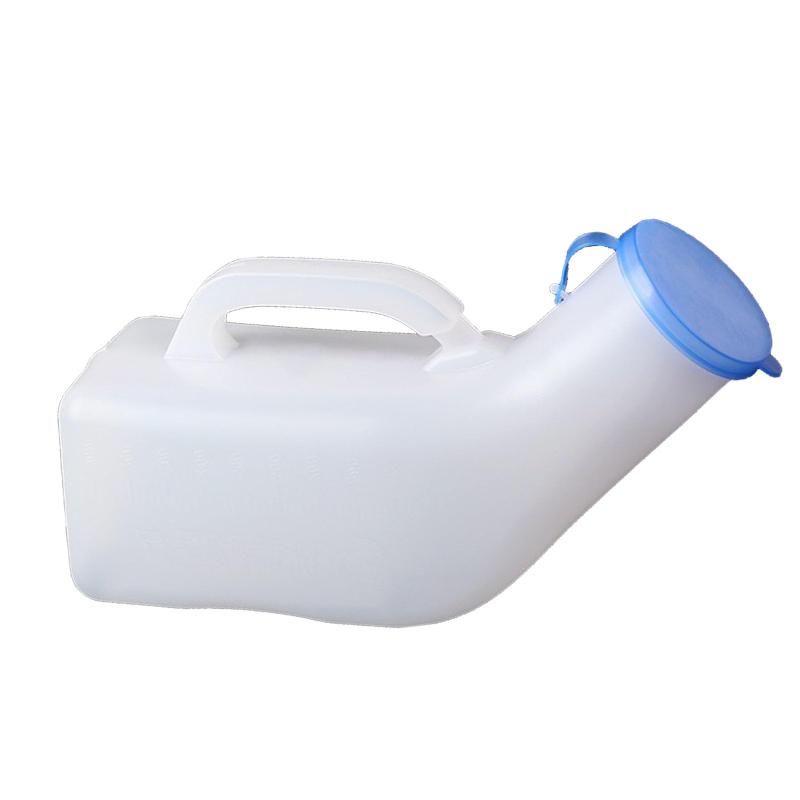 Rakuten - HUIKKJP 【1000mL 大容量】男性用しびん 介護・ベッドサイド用尿器 漏れ防止こぼれない プラスチック製 軽量持ち運び易い キャンプ旅行移動用