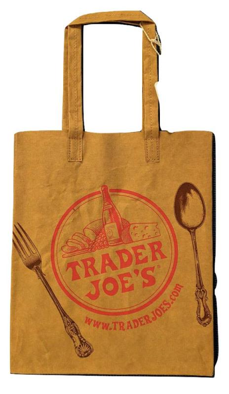 乐天商城 - Trader Joes 洗濯可能 紙製 食料品 再利用可能 バッグ - ヘングラス - M (33.3 cm x 11.5 cm x 0.5インチ) - 砂 - ユニ - 大人