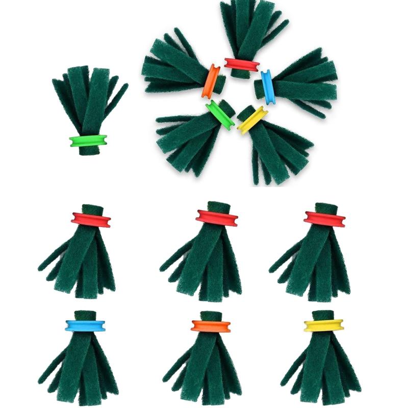 FUYUEROメダカ 卵 産卵床 だかの産卵床 12個入 5色 ハンドメイド 産卵草 浮遊性水槽植物 (黄色 オレンジ 青 赤 緑)