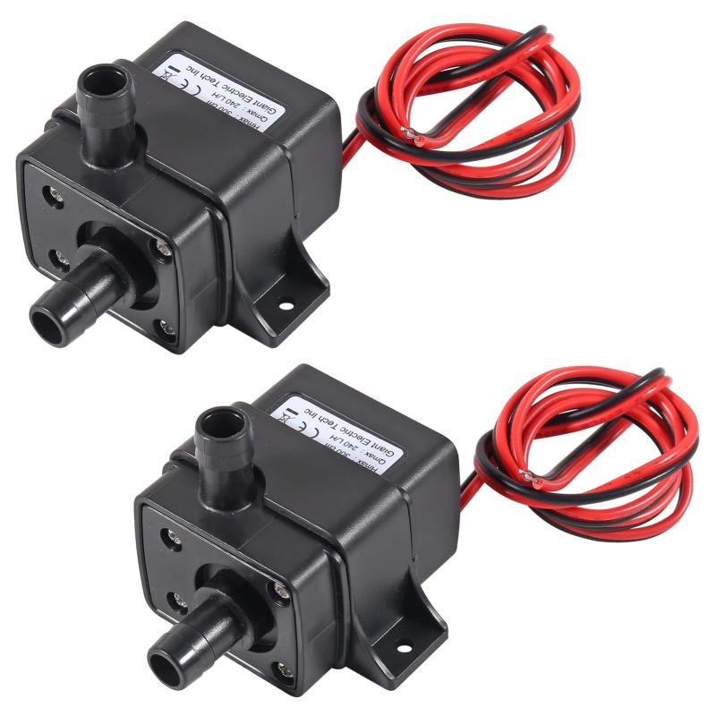 水槽噴水静音ポンプDC 12V3.6W 240L/H潜水ポンプ小型ポンプ、水槽水族館に適用