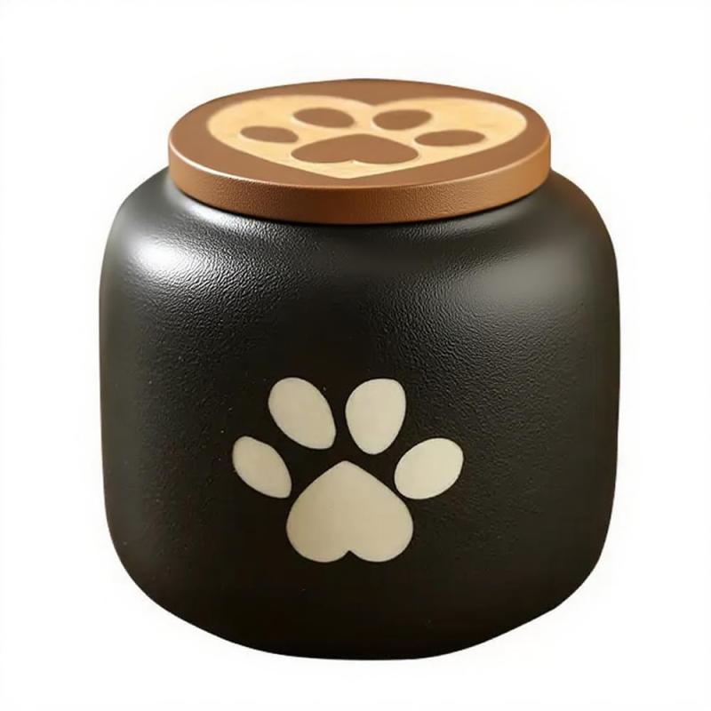 ペット記念 骨箱 骨壷 陶磁材料 小型 可愛い 完全密封 完全防水 防塵 防湿 犬用 猫用 メモリアル用品