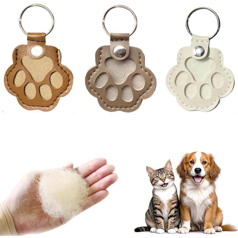 6個入り ペット 遺毛 ケース 透明 猫の毛 キーホルダー メモリアルボトル 携帯用 保管するボトル 抜け毛収納 かわいいのメモリアルギフト 贈り物 思い出グッ...