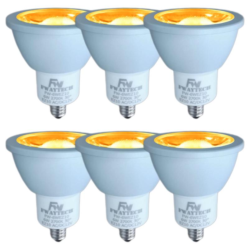 Rakuten - Fwaytech LEDハロゲン電球 EZ10 LEDスポットライト 12V ダイクロハロゲン50W～60W相当 密閉器具対応