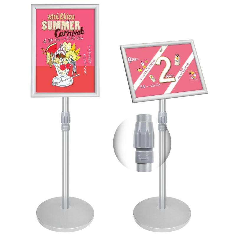 VAIIGO 重い案内板 スタンドボード 高さ調節可能 メニュースタンド 会社案内の情報板 お知らせボード ..