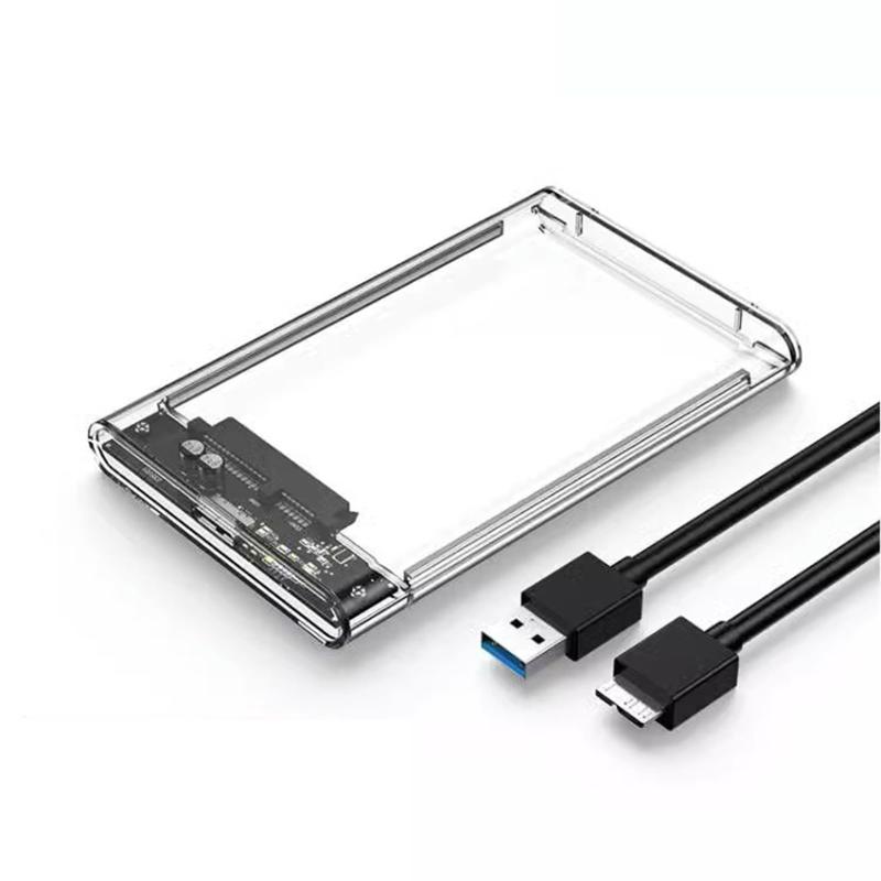 2.5インチハードディスクケースUSB 3.0 5Gbps 高速データ転送，接続SATA互換ポータブルHDD/SSD外付けドライブ ケース ネジ&工具不要 簡単着脱 Mac/Windows/Linux PS 4/PS 3/XBox/HDTVなど、