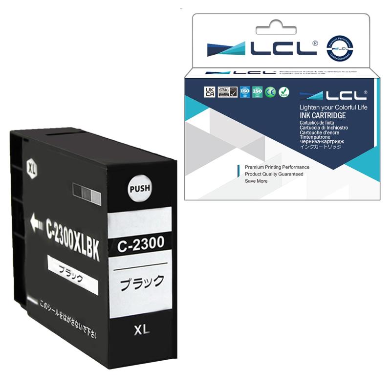LCL Canon�� PGI-2300 PGI-2300XL PGI-2300BK PGI-2300XLBK ������ ��1�ѥå� �֥�å��� ���� �ߴ����󥯥����ȥ�å� �ڻ���ɽ����ǽ�ա� �б����CANON�ʥ���Υ�ˡ�MAXIFY-MB5430