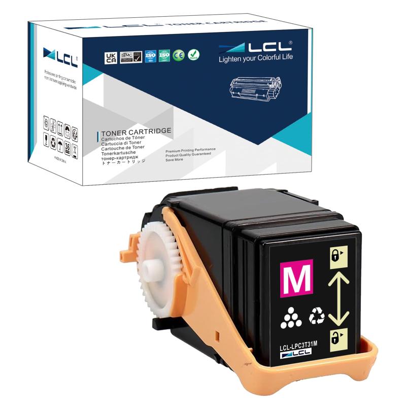 SHARP - LCL エプソン用 LPC3T31 LPC3T31M LPC3T31MV （1パック マゼンタ） 互換トナーカートリッジ 対応機種： LP-S8160/LP-M8040/LP-M8170