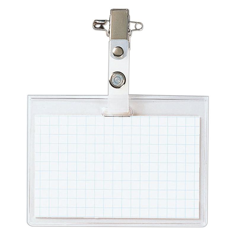 Rakuten - コクヨ タッグ名札 安全ピン・クリップ両用型 横型 56x91mm ナフ-50