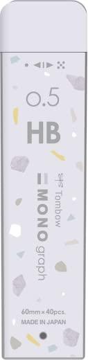 トンボ 鉛筆 [] シャープ芯 モノグラフMG シアーストーン柄 0.5mm HB 40本入R5-MGH...