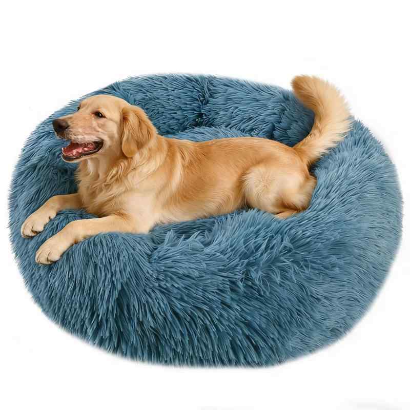 Rakuten - Insvog 犬 ベッド 猫 ベッド ペットベッド ドーム型 ペット クッション 冬 ふわふわ ペットマット もこもこ 丸型 ペットソファベッド 通年 中型犬 小型犬 洗える 大型犬 猫 洗える ケージ用 暖