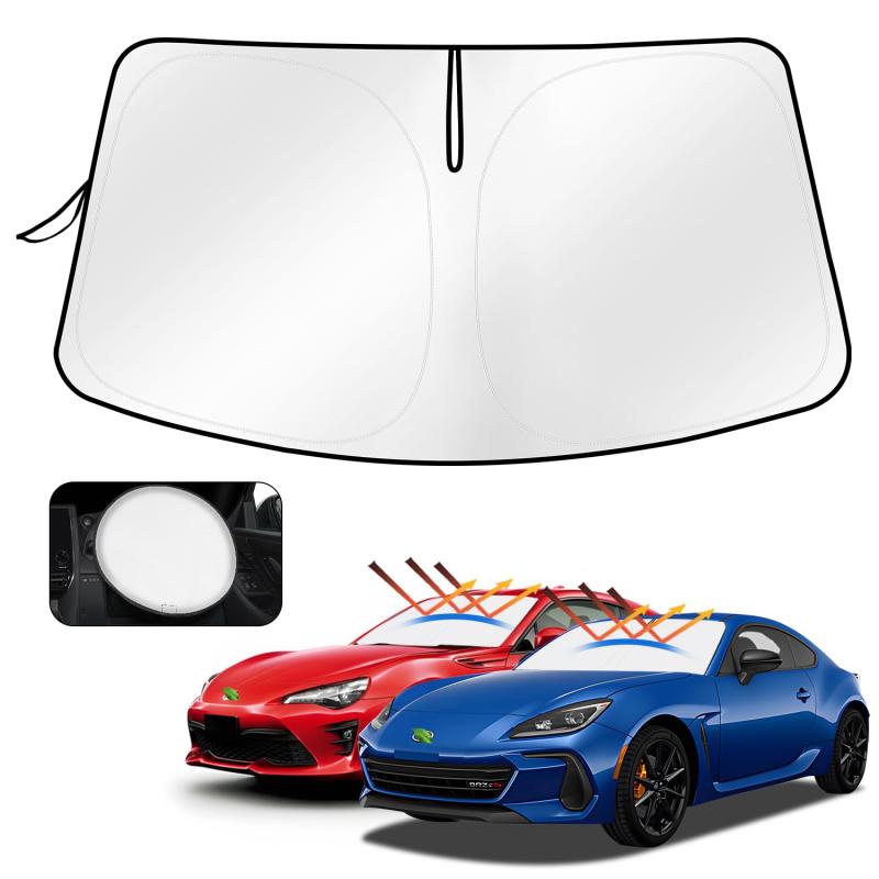 CARTIST 86 スバル BRZ フロントサンシェード ZN6型 ZC6型 フロントガラス サンシェード シェードカーテン マルチサンシェード H24.03～現行 遮光 シェード 日よけ 車種専用 UVカット 車中泊 カスタ