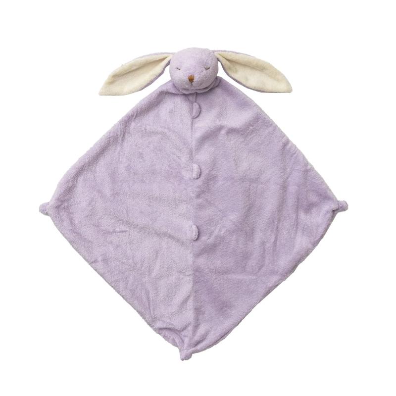 Angel Dear (エンジェルディア) ブランキー ブランケット Blankie うさぎ (バニー) ラベンダー ぬいぐるみ ミニ毛布 動物のお友達 (1203 LAVENDAR BUNNY) 日本正規品マイクロファイバーポリエステル100％タテ33cm × ヨコ33cmアメリカ サンフランシスコ ベビーグッズ baby ブランドひざ掛け ひざかけ ミニケット おくるみ ミニアフガン赤ちゃんへのギフト プレゼント におすすめやわらかい素材でかわいい動物モチーフのミニサイズ毛布