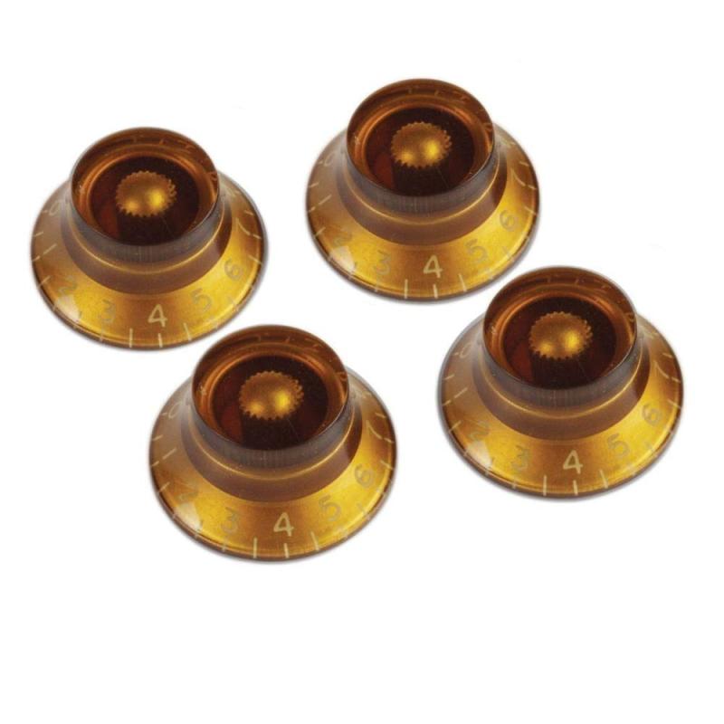 ギブソン Gibson PRHK-030 Top Hat Knobs Vintage Amber 4/Pkg ノブ