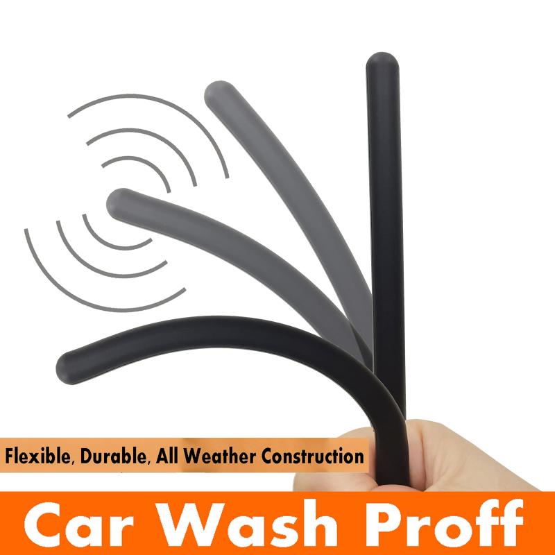 Lexus IS350コンバーチブル(2010-2015)用ラバーアンテナ、レクサスIS250コンバーチブル(2010-2015)アンテナ - 7インチ洗車防止、内部銅コイルアンテナマスト交換用