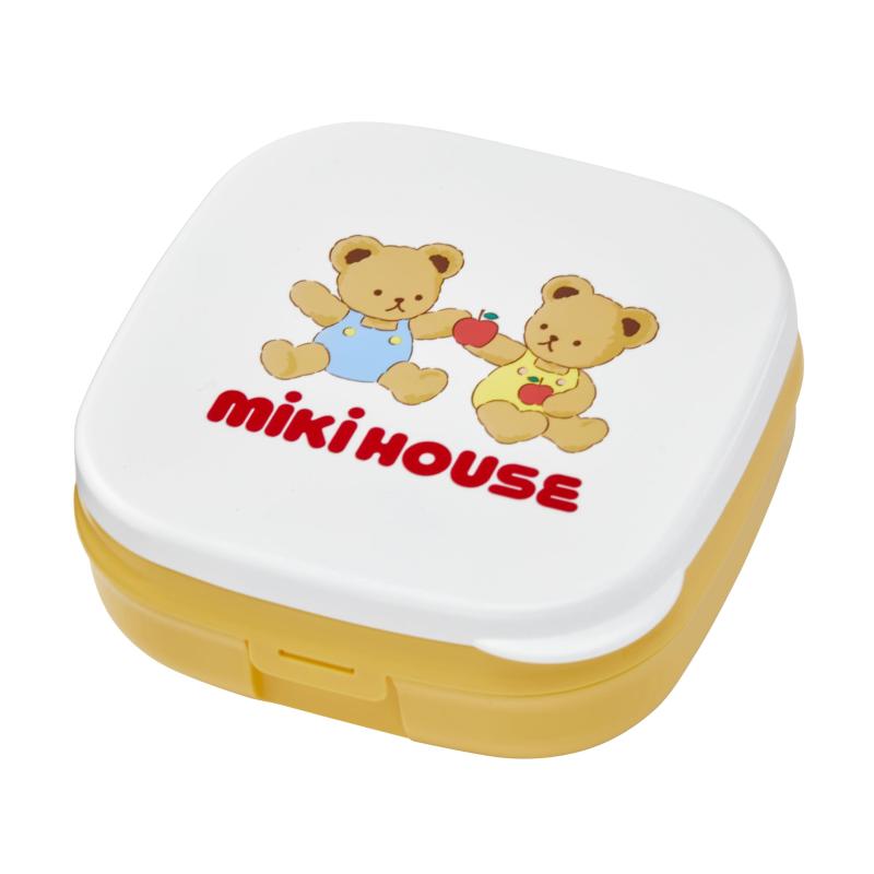 Rakuten - [ミキハウス] おやつカップ おやつケース 離乳食 日本製 男の子 女の子 ベビー キッズ 赤ちゃん 子供用 ベビー食器 くま 46-7148-680 黄