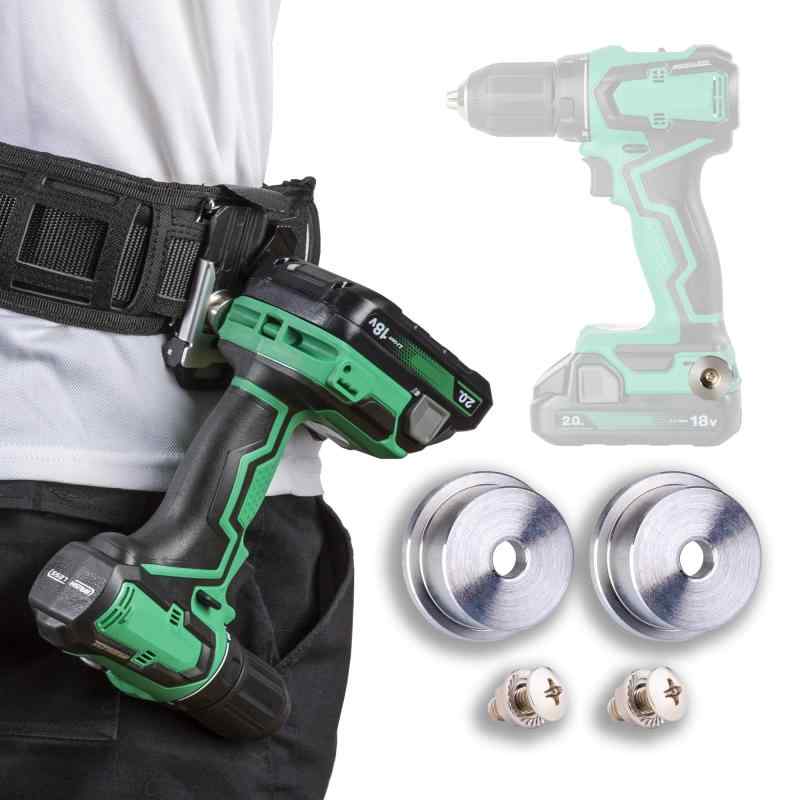 Rakuten - [LVORTX]ワンタッチ工具ホルダー用オス金具【ステンレス・回転式/スイング式】セフティ金具 オス金具 セフ金具アダプタ お好きな工具や工具袋、などをワンタッチ化でき、DIYや自作、または