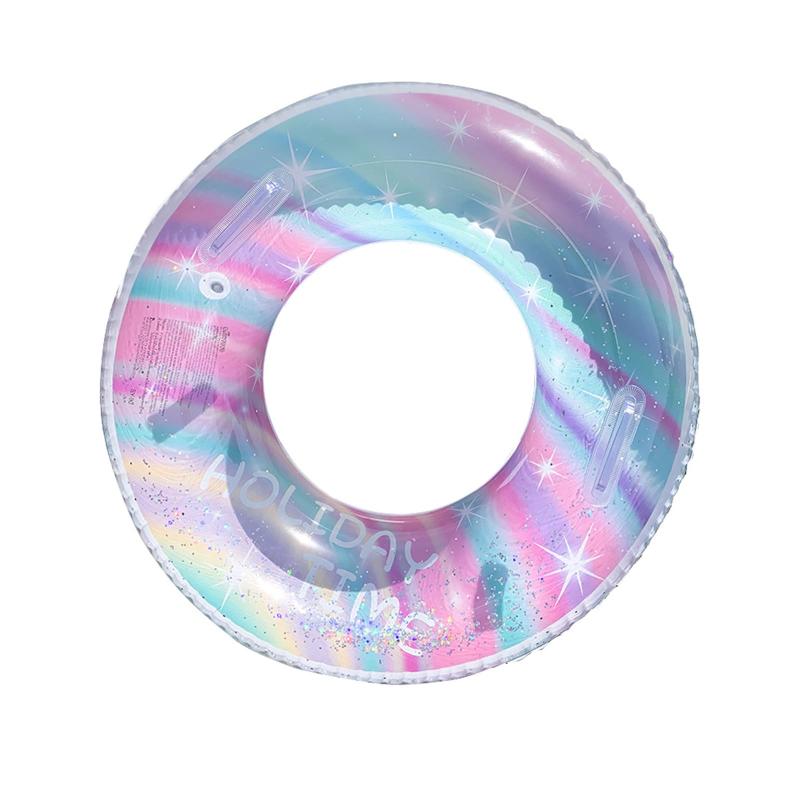 浮き輪 浮輪 うきわ O型 フロート 子供用 大人用 親子 スイミングリング 水遊び用 浮き具 星空柄 キラ..