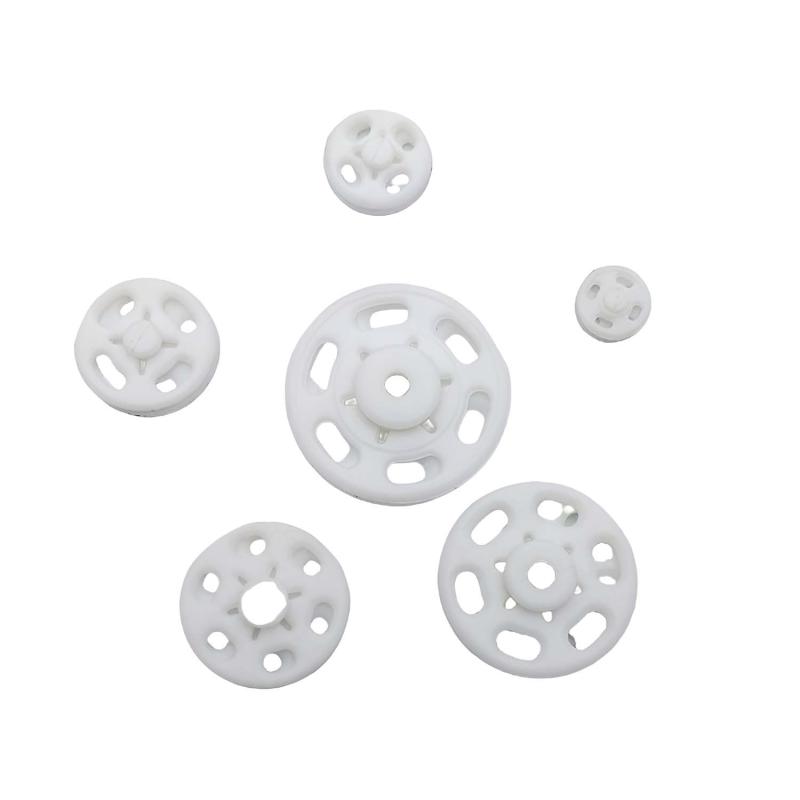 Other - 1箱/15セットインビジブル小型プラスチックスナップボタン縫い付け式スナップボタン服の縫製用 (White, 15mm)