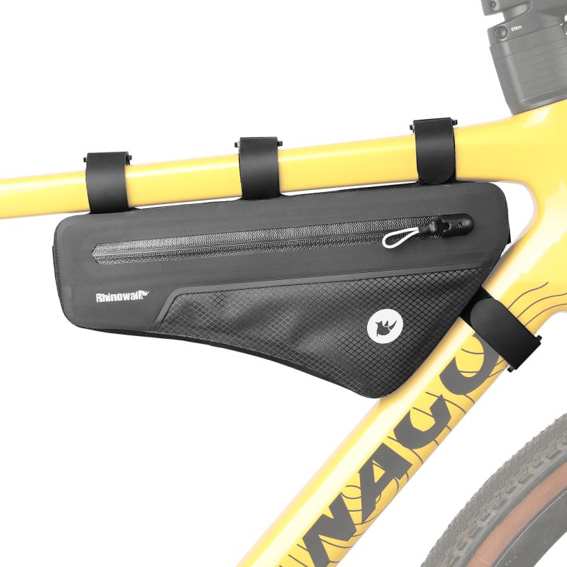 Rakuten - Rhinowalk フレームバッグ 自転車用 防水 プロフェッショナル トライアングルバッグ サイクリングポーチ ロードバイク MTB グラベル用 収納 ツーリング
