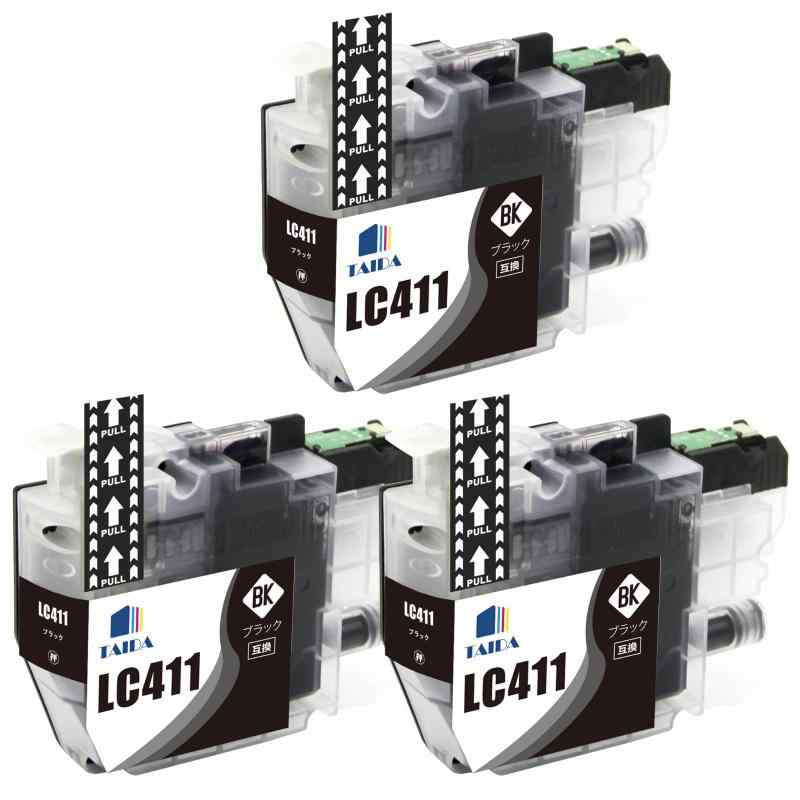 LC411 ブラザーインクカートリッジ DCP-J926N MFC-J904N MFC-J739DN MFC-J939DN ブラック 互換インク