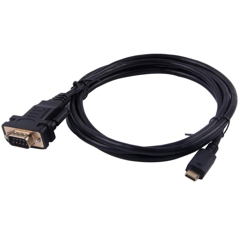 USB TYPE C-DB9 RS232シリアルアダプターコンバーターケーブルFTDIチップ6フィートサポートWin10 / 8/7 / XP/Android/Mac/Linux/Vista