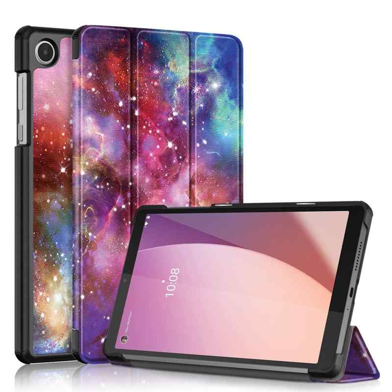 Duanr NEC LAVIE Tab T8 T0855/GAS PC-T0855GAS 8インチ2023型 専用ケース カバー スタンド機能 三つ折り 折り畳み 衝撃吸収 耐衝撃 タブレットケース