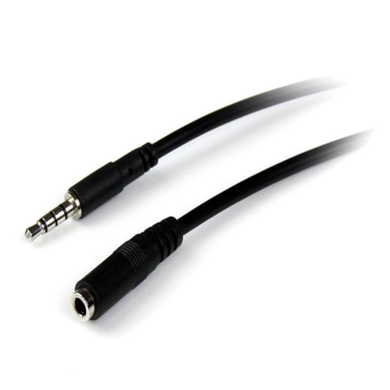 Rakuten - スターテック.com 3.5mm 4極TRRSステレオミニプラグ延長ケーブル