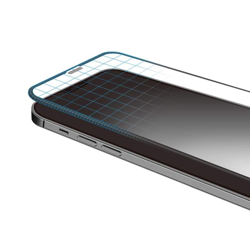 Deff（ディーフ） BUMPER GLASS for iPhone 12 Pro Max（6.7インチ）耐衝撃フレーム付き 割れる確率激減対応機種：iPhone 12 Pro Max