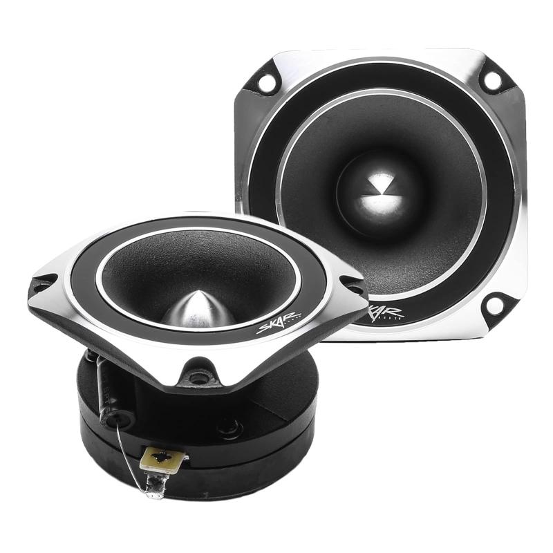 乐天商城 - Skar Audio VX35-ST 3.5インチ 300ワット RMS 高圧縮チタンブレットツイーター、ペア