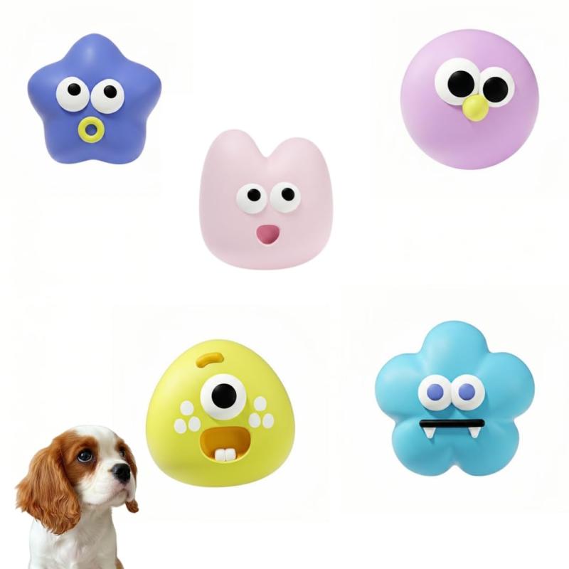 INEKOAGUA 犬 おもちゃ 啃む【選べる3タイプ】天然ラテックス 柔らかい 音が鳴る 犬 おもちゃ 歯ぎしり トレーニング 運動不足解消 ストレス発散 小型犬 室内犬