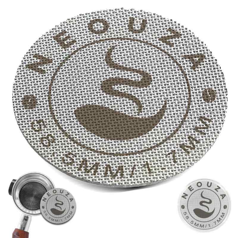 Rakuten - NEOUZA エスプレッソパックスクリーン 58.5mm 再利用可能 厚さ1.7mm 厚さ150μm ステンレススチール プロフェッショナル バリスタ コーヒーフィルター メッシュプレート エスプレッソポルタフィ