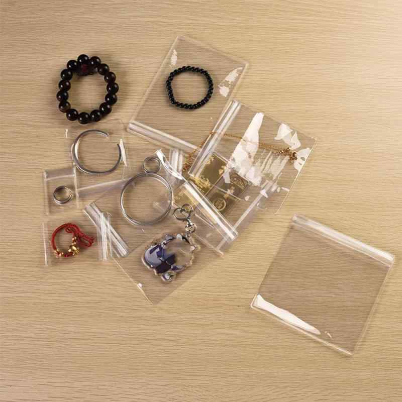 乐天商城 - 20個入り ジュエリー袋 pvc パッキング アクセサリー 袋 クリアポーチ ジュエリーポーチ クリア ミニ 密封 ジッパー付き袋 透明 ポーチ アクセサリーポーチ 抗酸化 変色防止 収納宝飾品 包装
