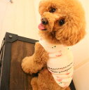 犬 犬服 小型犬 タンクトップ レースつき北欧柄タンクトップ
