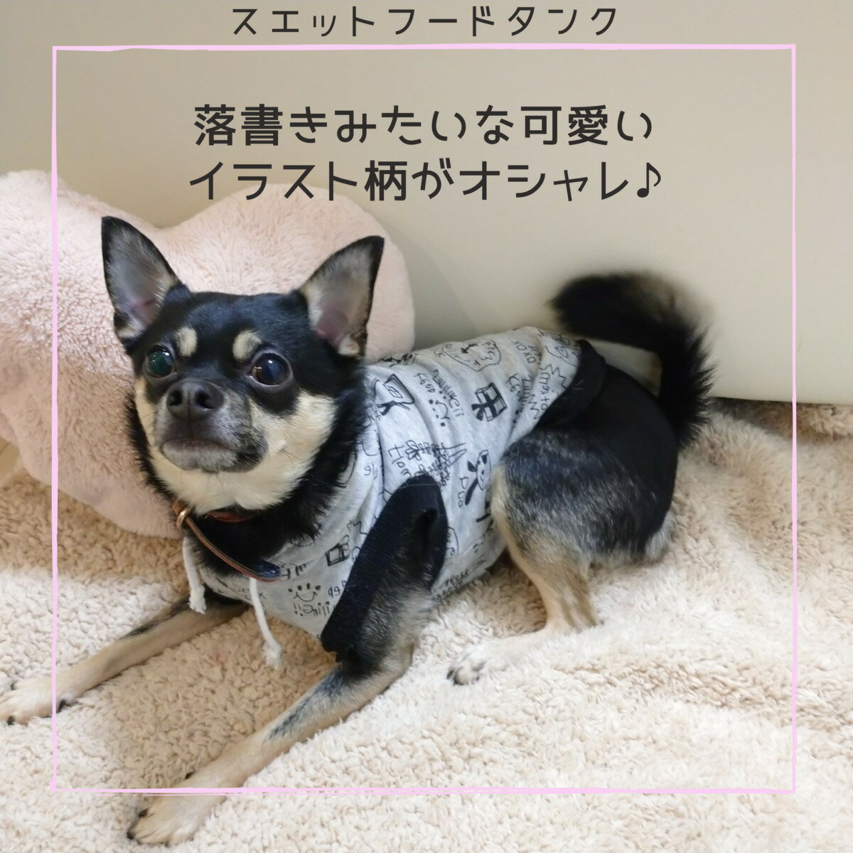 犬 犬服 犬の服 小型犬 スエット コットンタ...の紹介画像2