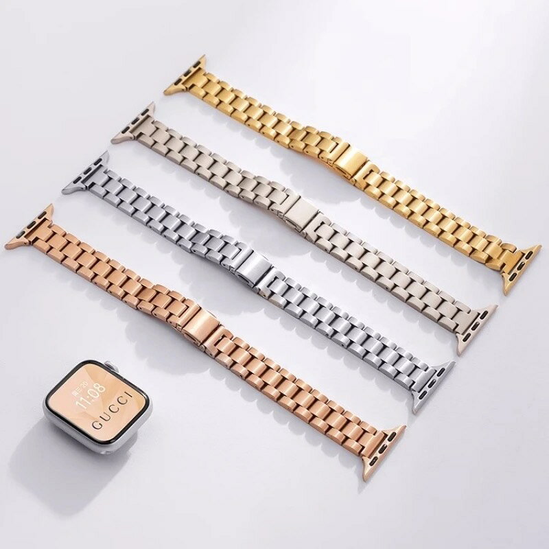 【ポイント5倍】アップルウォッチ バンド レディース applewatch ステンレス おしゃれ ベルト スリム 40mm 41mm 細い 42mm 44mm 45mm 46mm シリーズ12 アップルウォッチ10 11 se3 se flutt-10000102 FLUTT サンプル画像3