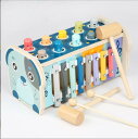 知育玩具 赤ちゃん おもちゃ 音楽木琴 打楽器 モンテッソーリ 玩具 3in1こどもおもちゃ人気 もぐらたたき 知育おもちゃ ランキング おもちゃ 女の子 男の...