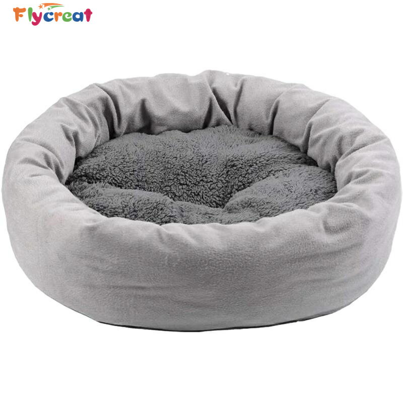 Rakuten - ペットベッド 猫ベッド 犬 ベッド 犬ベット クッション 丸洗い L（50cm）枕と毛布付き【海外通販】