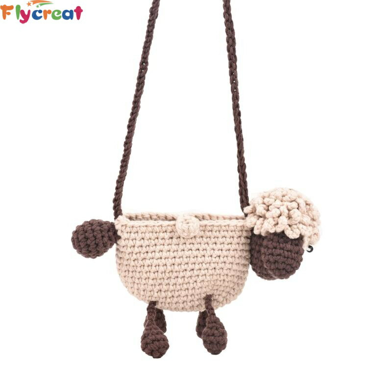 Rakuten - 【ハンドメイド/親子】子羊 かぎ針編み バッグ ショルダーバッグ 可愛い 毛糸 コーデ プレゼント お揃い【海外通販】