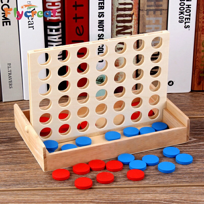 Rakuten - 立体四目並べ ボードゲーム 木製 コンパクト 収納付き 4目並べ 対戦ゲーム 知育玩具 3歳以上 子供 大人 家族 パーティー プレゼント 2人用【海外通販】