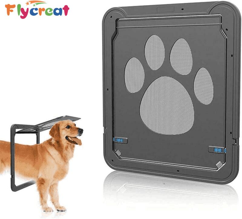 犬用ドア 猫ドア ペットドア 網戸専用 犬猫出入り口 安全 開閉自由 取付簡単 網戸ドア 網戸専用 犬猫出..